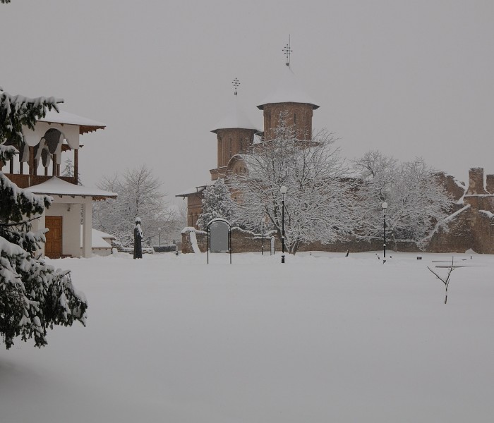 Imagini de iarnă din Târgovişte (foto)