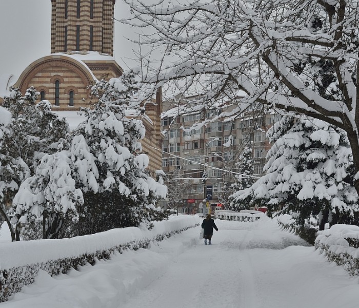 Târgovişte: Temperaturi de până la minus 21 de grade Celsius, în ultimele zile ale anului